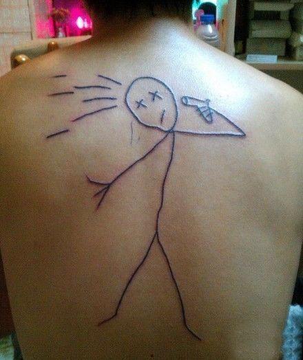 网红吃瓜纹身图案大全